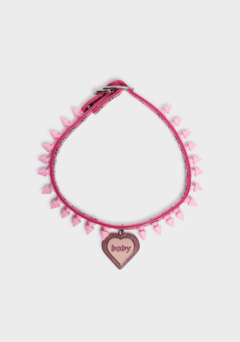 No One's Baby Spiked Choker