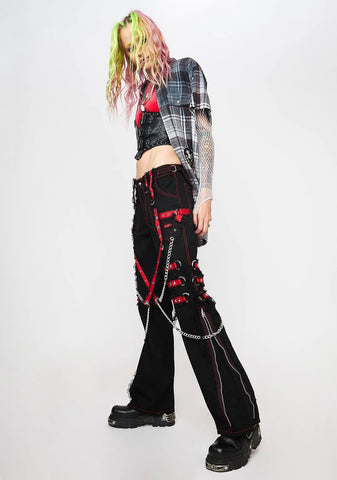 Midnight Dark Street Chain Pants
