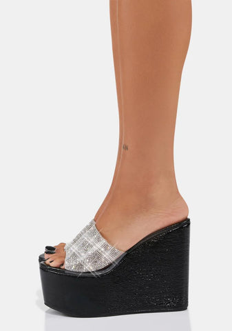 Just Being Nice Wedge Sandals