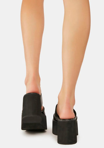 Miranda Heeled Platform Mules
