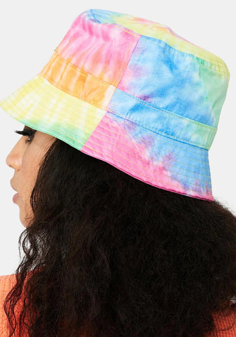 Think Growth Tie Dye Bucket Hat