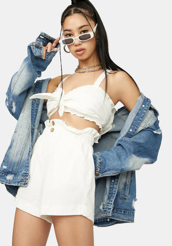 Sweet Serenade Ruffle Shorts Set