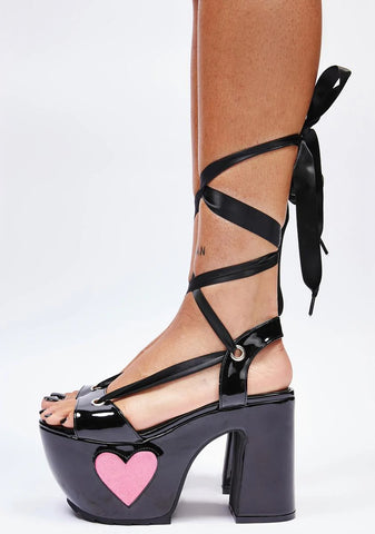 Superstar Platform Wrap Heels