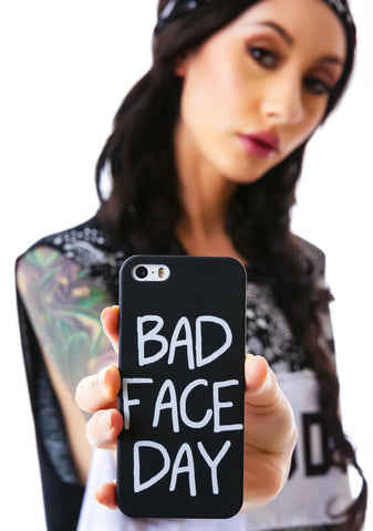 Bad Face Day iPhone 5 Case