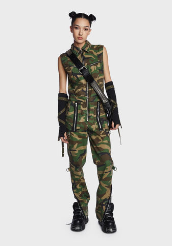 All You Can Be Camo Jumpsuit