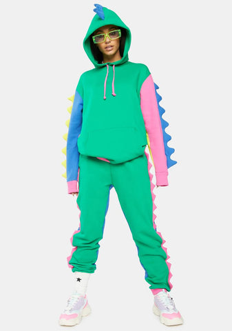 Dino Mighty Colorblock Hoodie