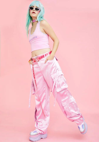 Candy Crushed Cargo Pants