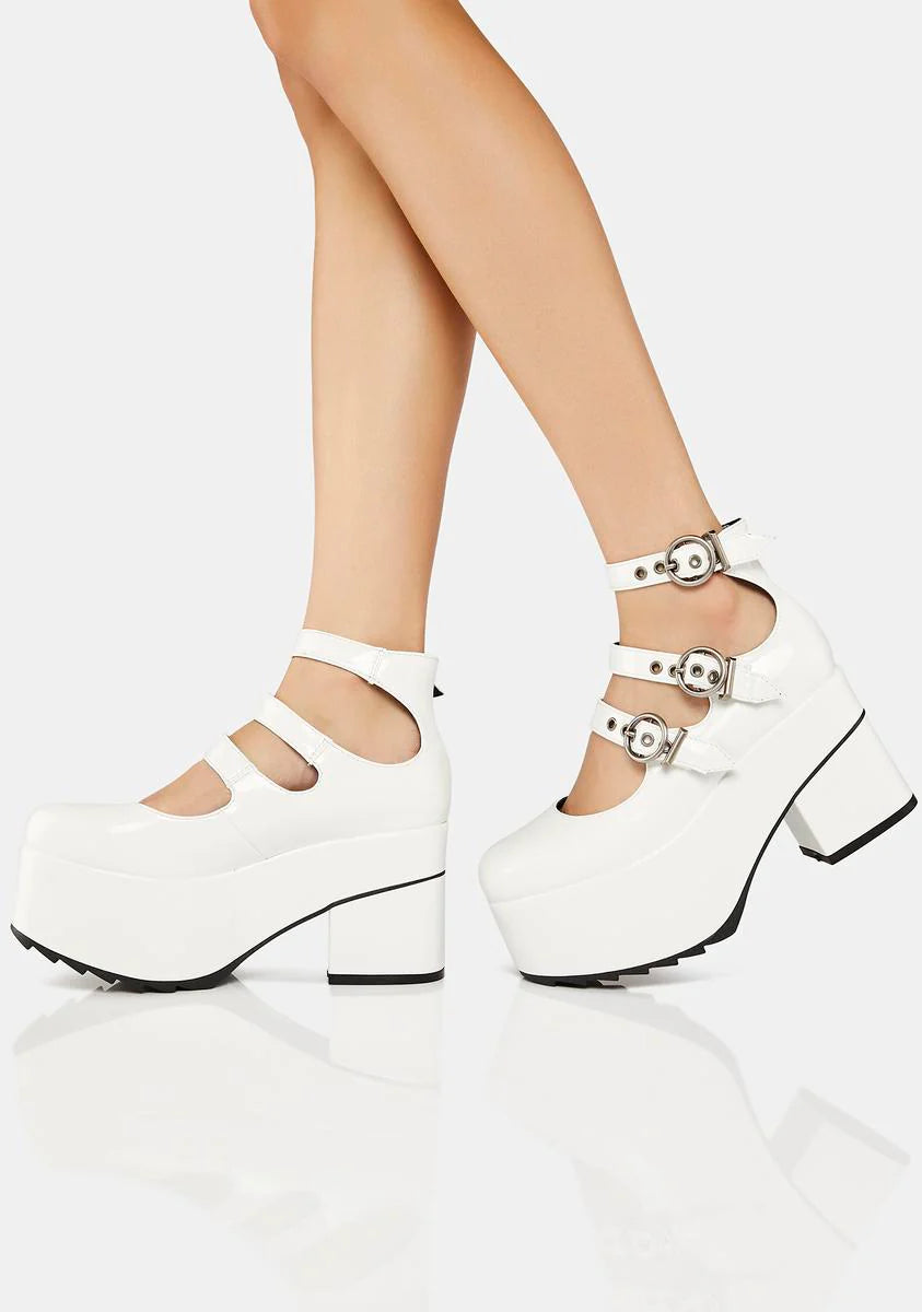 Run The World Chunky Platform Dolly Shoes