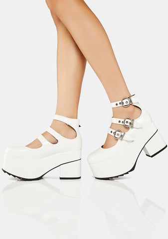Run The World Chunky Platform Dolly Shoes