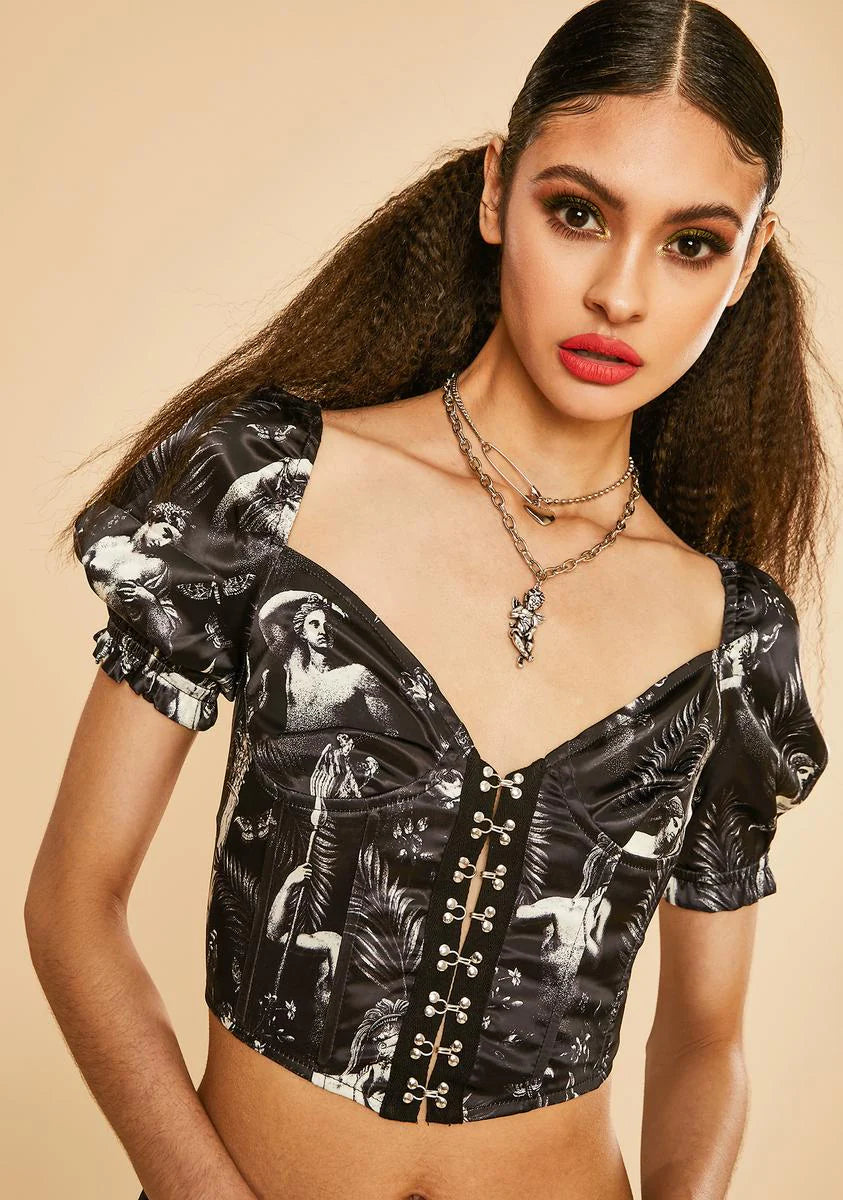 Laws Of Nature Puff Sleeve Top