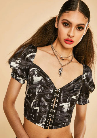 Laws Of Nature Puff Sleeve Top