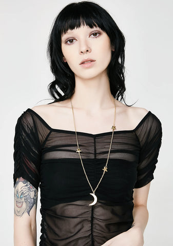 Mystic Moon Babe Necklace
