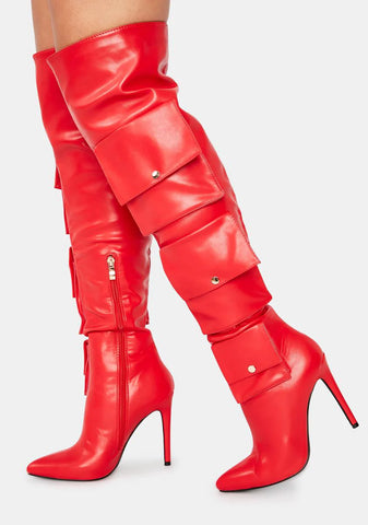 Rocket Thigh High Boots