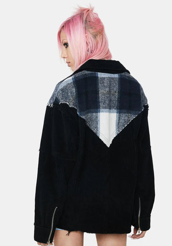 Lesson Learned Plaid Jacket