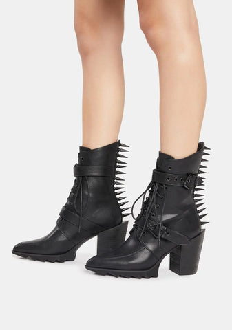 Nox Dare To Destroy Spiked Boots
