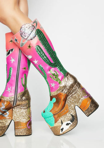 Astro Valley Platform Boots