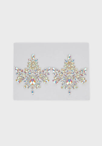 Mary Jane Glow In The Dark Jeweled Pasties