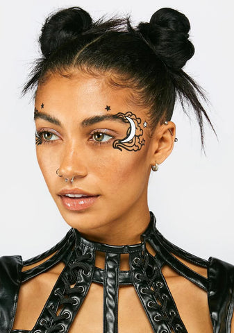 Moon Clouds Eye Decor