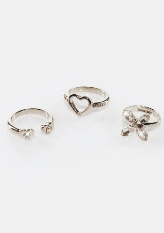Trending Three-Piece Ring Set