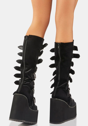 Swing-815 Platform Knee High Boots
