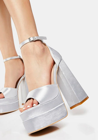 Too Late Now Platform Heels