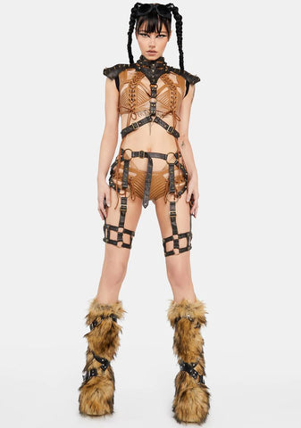 She Is Kerosene Punk Spiked Body Harness