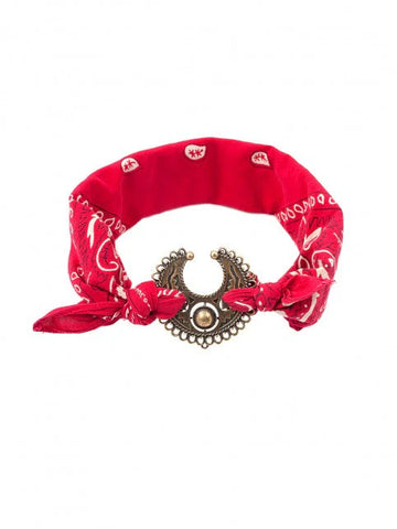 Mercutio Scarf Headpiece - Purple