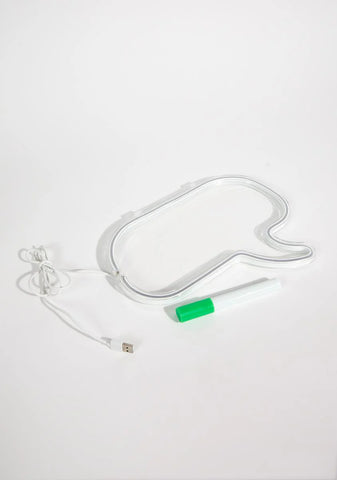 Something To Say Neon Desk Light