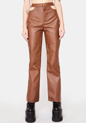 Camel Cut Out Pants