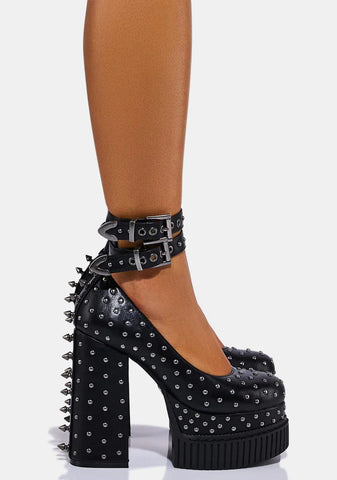 Skyscraper Creeper Platform Heels
