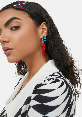 Cherry Secure The Sass Locket Earrings