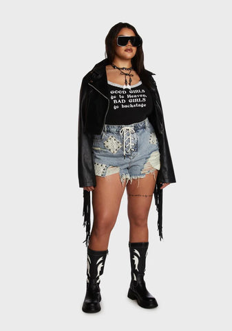 Plus Backstage Bandit Graphic Tank