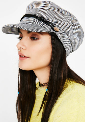 Improper Etiquette Plaid Cap