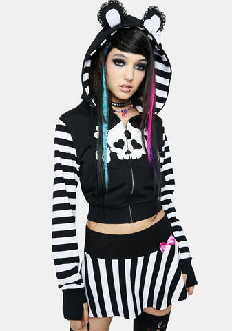 Scene Stealer Striped Hoodie