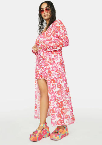Plus Aloha State Print Duster