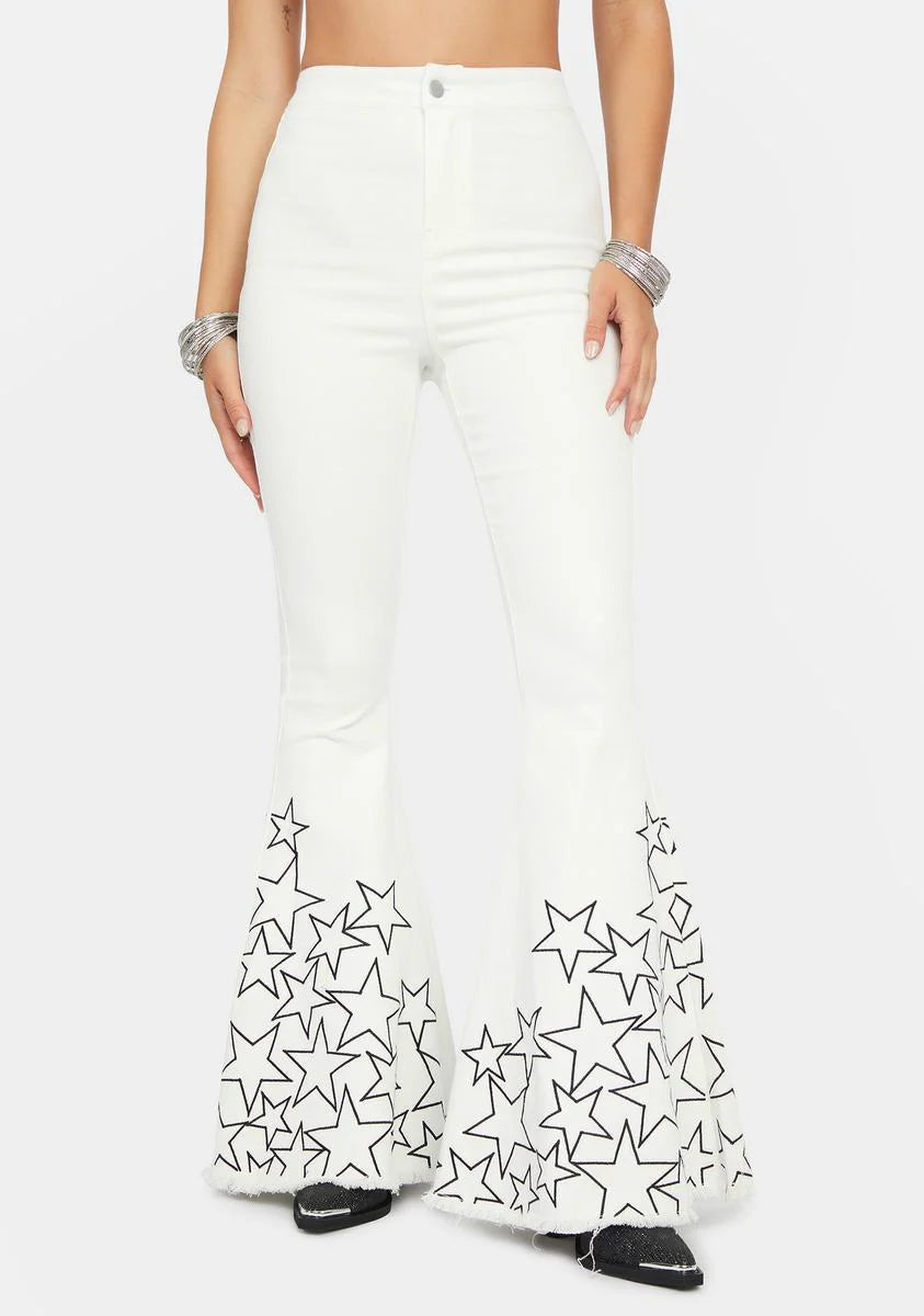 Astral Attitude Bell Bottom Jeans