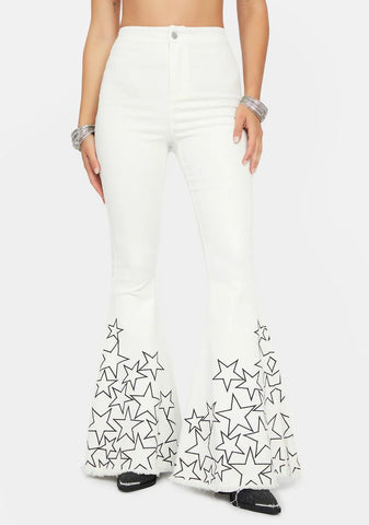 Astral Attitude Bell Bottom Jeans