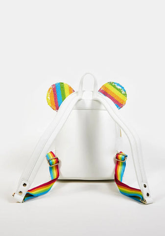 Minnie Mouse Sequin Rainbow Backpack