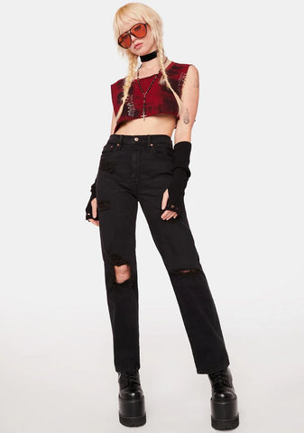 Curfew Sundaze High Rise Dad Jeans