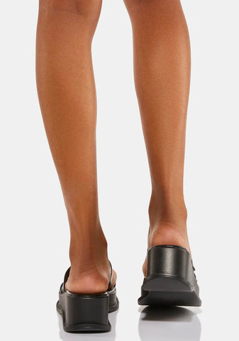 Late Hard To See Platform Sandals