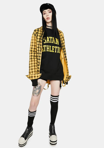 Satan Athletic Graphic Sweatshirt