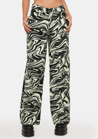 Release Marble Wide Leg Jeans