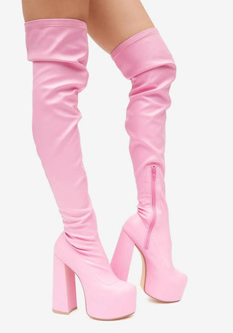 Pink Havasu Platform Boots