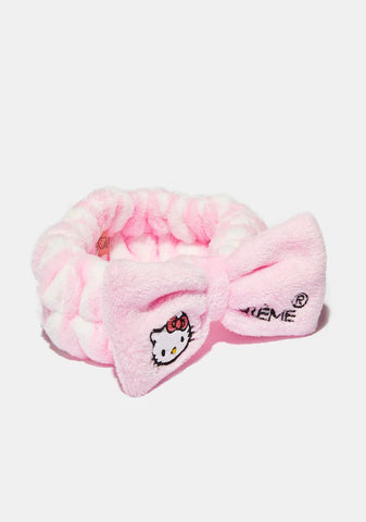 X Hello Kitty Striped 3D Bow Headband