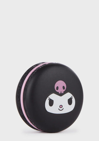x Kuromi Raspberry Cream Puff Macaron Lip Balm