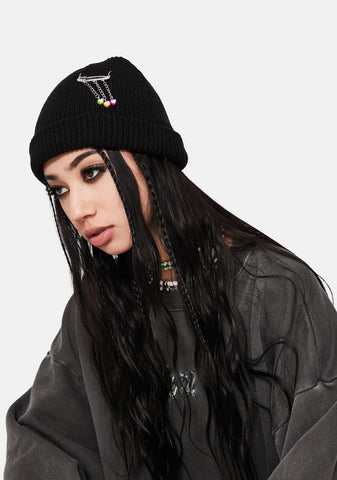 Bad In Love Ribbed Beanie