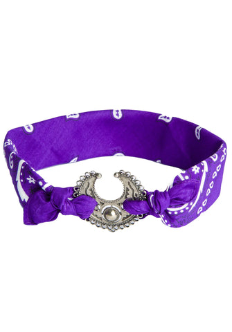 Mercutio Scarf Headpiece - Red