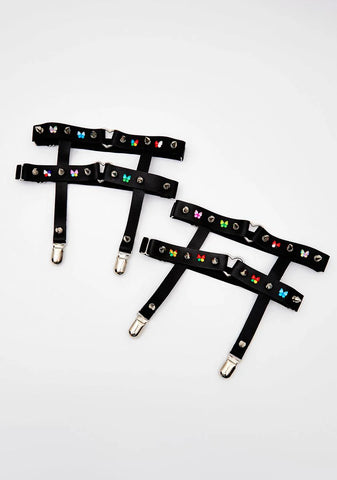 VIP Guest Vegan Leather Garters