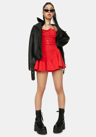 Truthful Thoughts Flared Dress