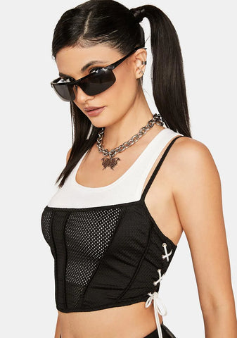 Night Wins Every Time Corset Top